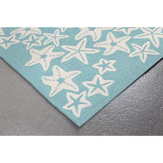 Liora Manne Capri Starfish Indoor/Outdoor Runner Rug