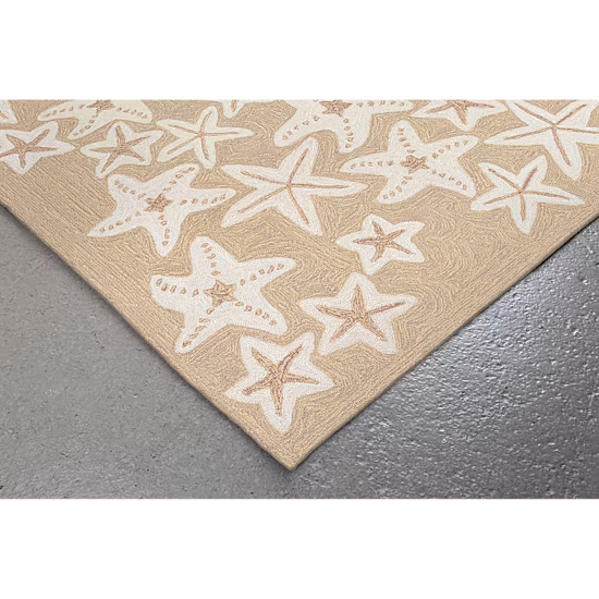 Liora Manne Capri Starfish Indoor/Outdoor Runner Rug