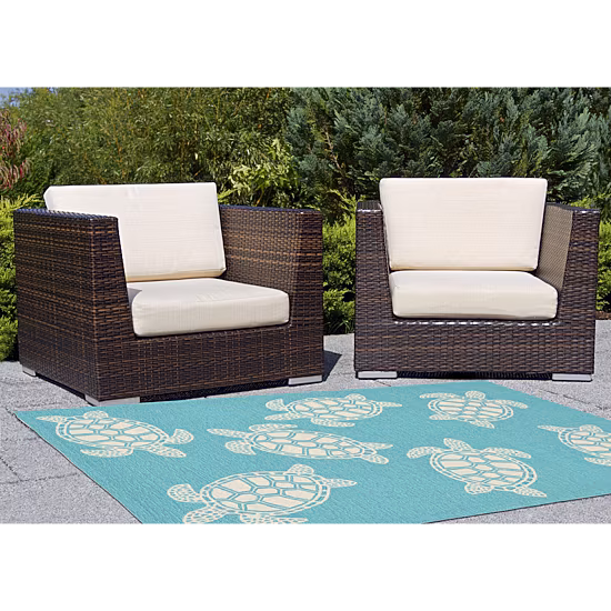 Liora Manne Capri Turtle Indoor/Outdoor Runner Rug