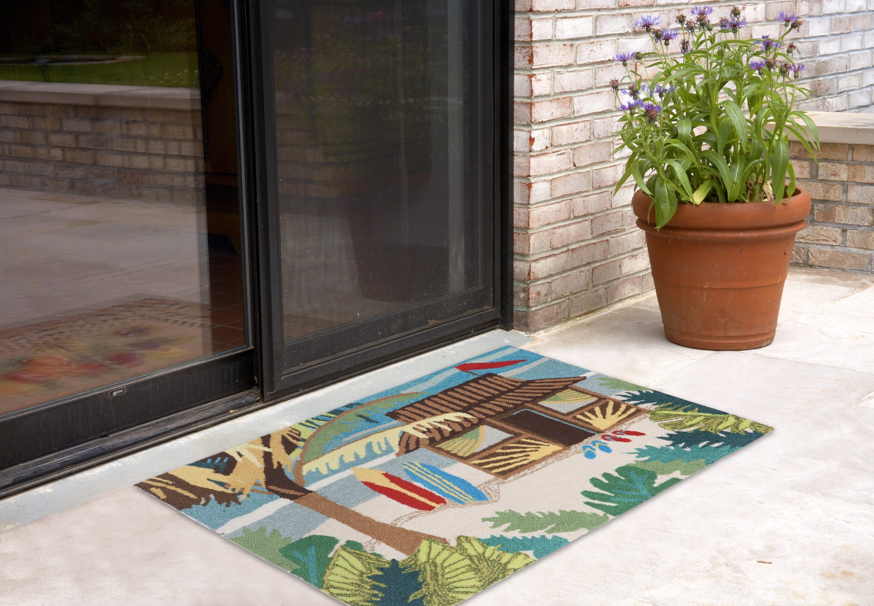 Liora Manne Frontporch Tiki Hut Indoor/Outdoor Runner Rug