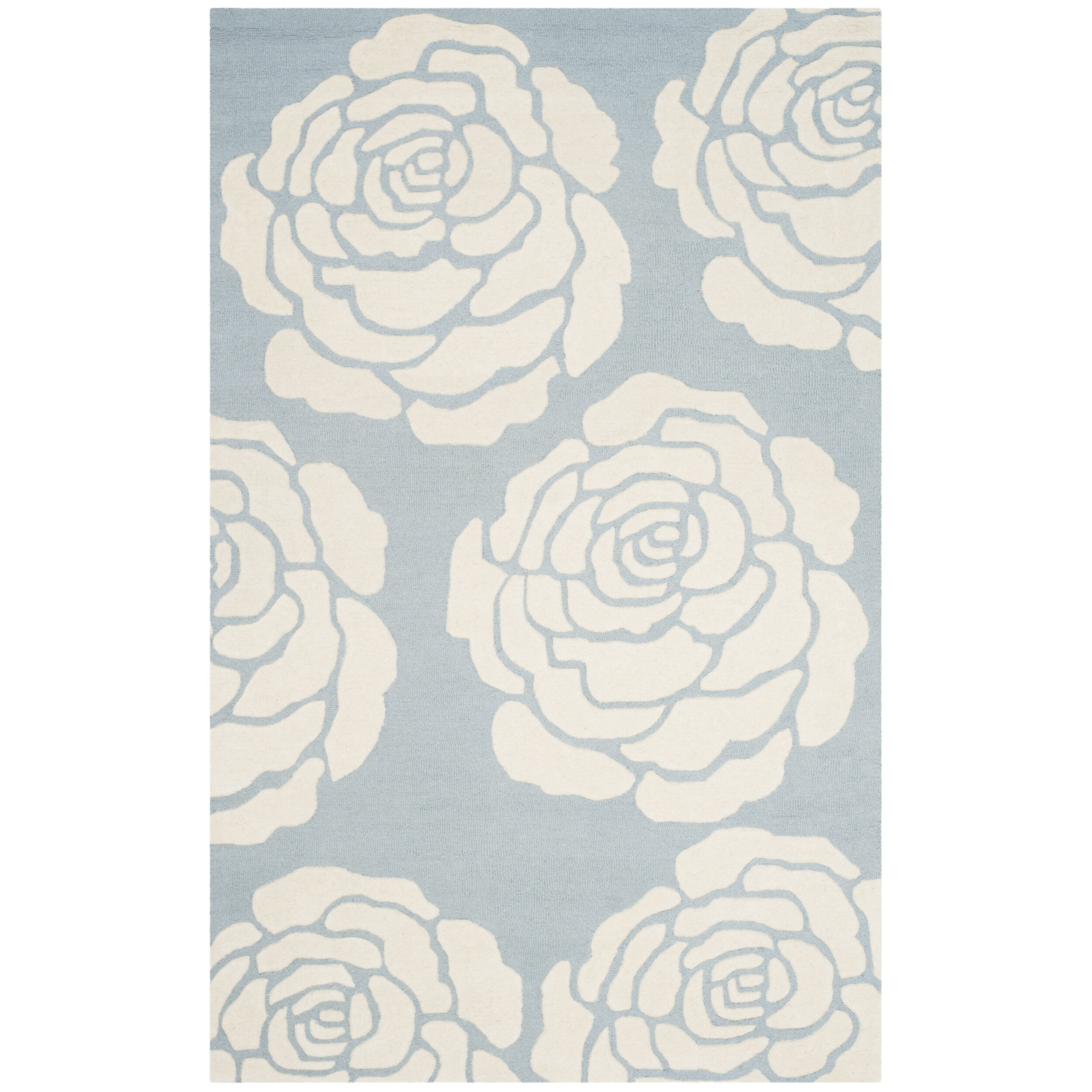Safavieh Dacre Floral Wool Indoor Rectangular Area Rug