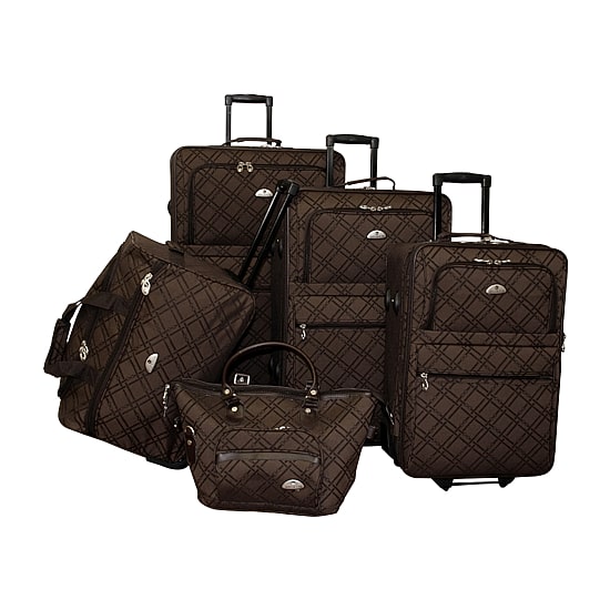 American Flyer Pemberly Buckles 5-pc. Softside Luggage Set