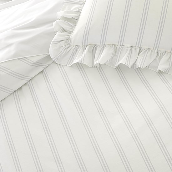 Ecopure Brooke Comfort Wash Stripes Midweight Comforter Set