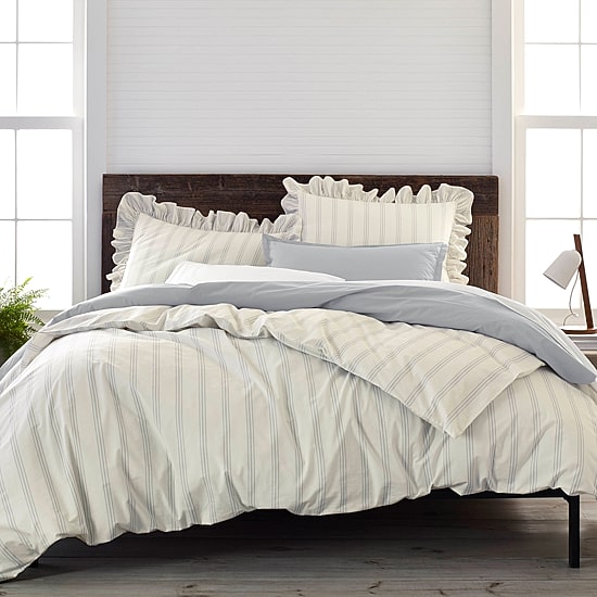 Ecopure Brooke Comfort Wash Stripes Midweight Comforter Set