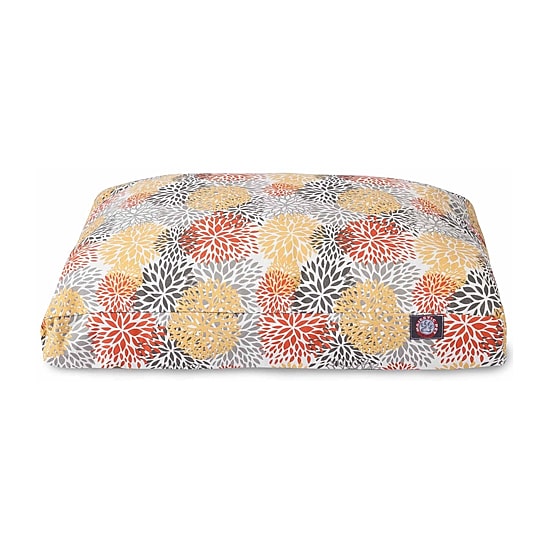 Majestic Pet Citrus Blooms Rectangle Pet Bed