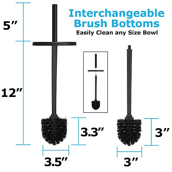 Blue Donuts Toilet Bowl Brush