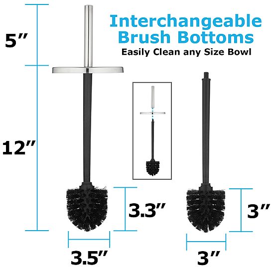Blue Donuts Toilet Bowl Brush