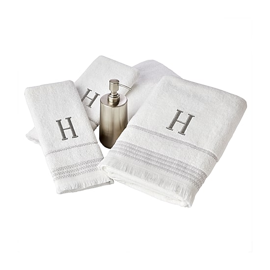 Saturday Knight Casual Monogram Bath Towel