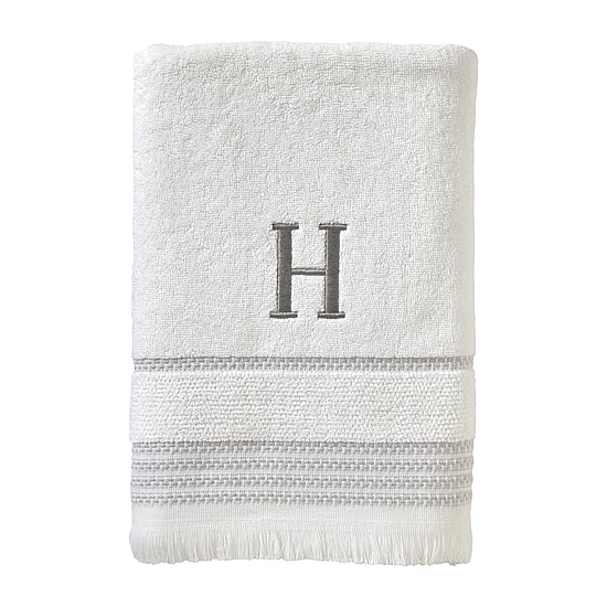 Saturday Knight Casual Monogram Bath Towel