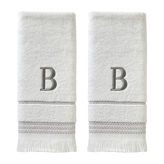 Saturday Knight Casual Monogram 2-pc. Hand Towel