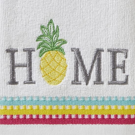 Saturday Knight Pineapple Home 2-pc. Hand Towel