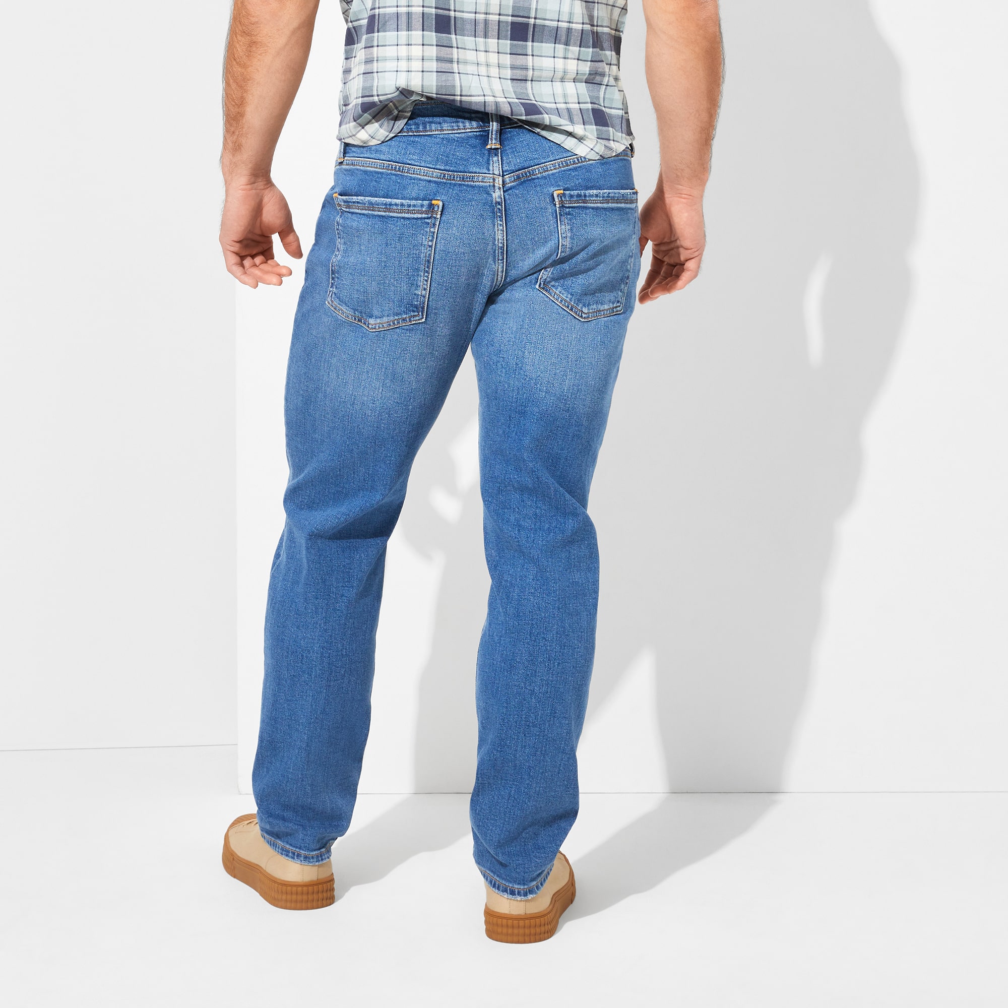 mutual weave Mens Straight Leg Relaxed Fit Jean