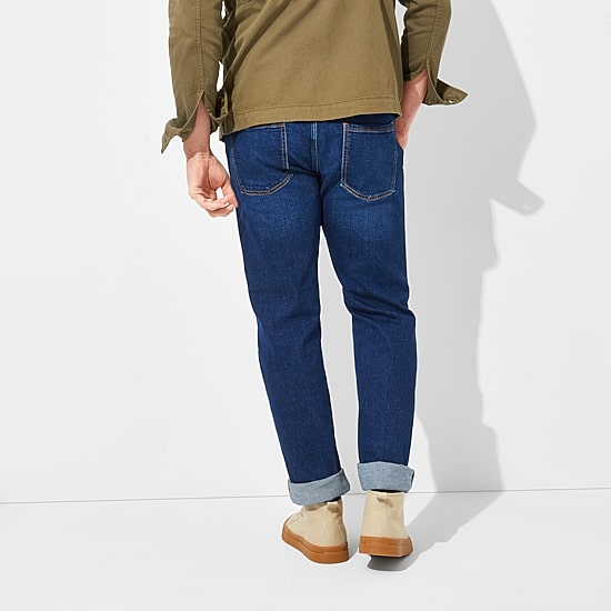 mutual weave Mens Straight Leg Relaxed Fit Jean