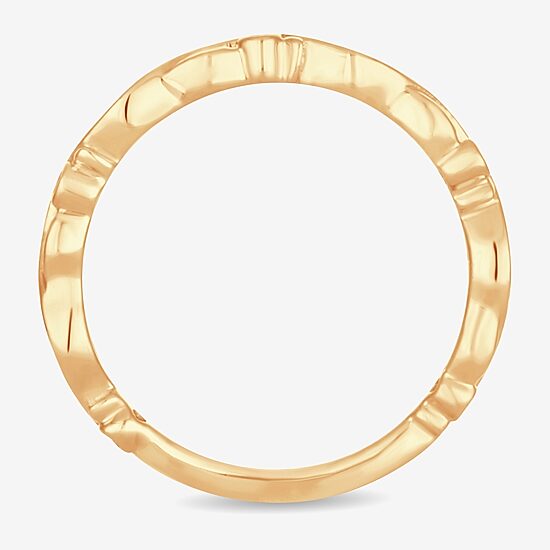 Diamond-Accent Wedding Band in 10K or 14K Gold