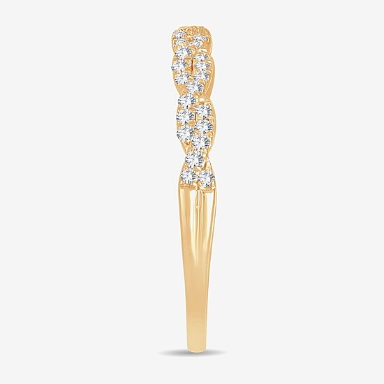 Signature By Modern Bride 1/5 CT.T.W. Natural Diamond 10K or 14K Gold Wedding Band