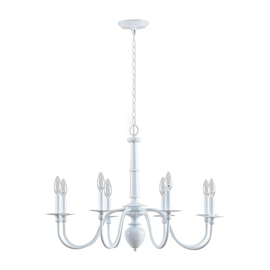 Martha Stewart Amelia 8-Light Metal Chandelier
