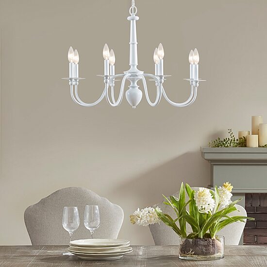 Martha Stewart Amelia 8-Light Metal Chandelier