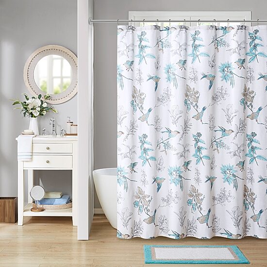 Madison Park Pierce Shower Curtain