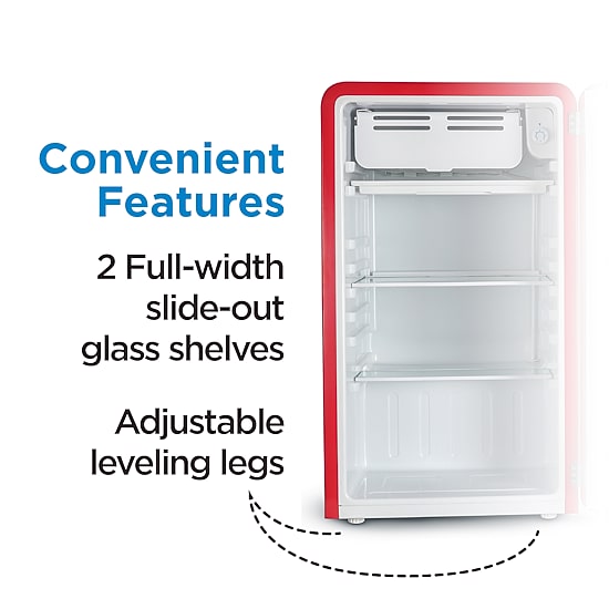 Commercial Cool 3.2 Cu. Ft. Retro Refrigerator