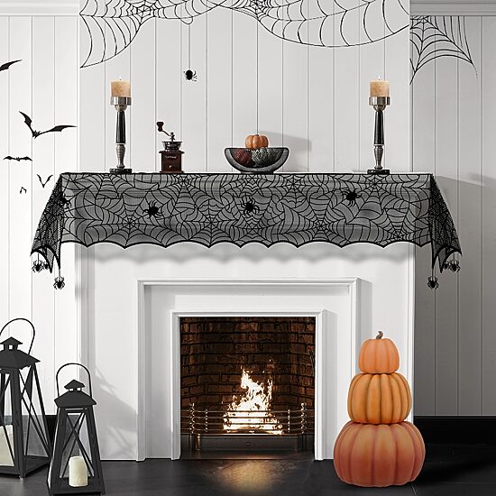 Threadmade Crawling Halloween Table Runner