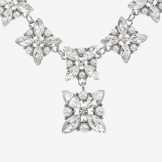 Monet Jewelry Timeless Silver Tone Womens 18 Inch Y Necklace