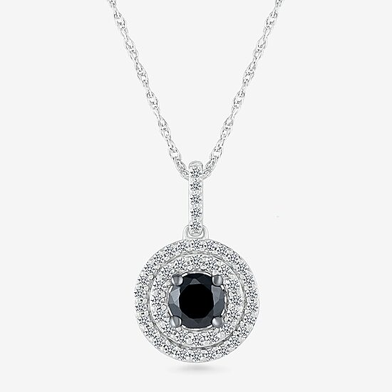 Limited Quantities! Womens 3/4 CT. T.W. Natural White Diamond 10K Gold Round 18 Inch Pendant Necklace