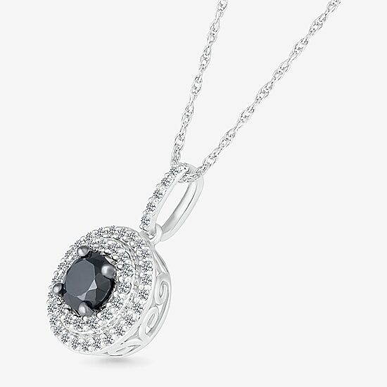 Limited Quantities! Womens 3/4 CT. T.W. Natural White Diamond 10K Gold Round 18 Inch Pendant Necklace