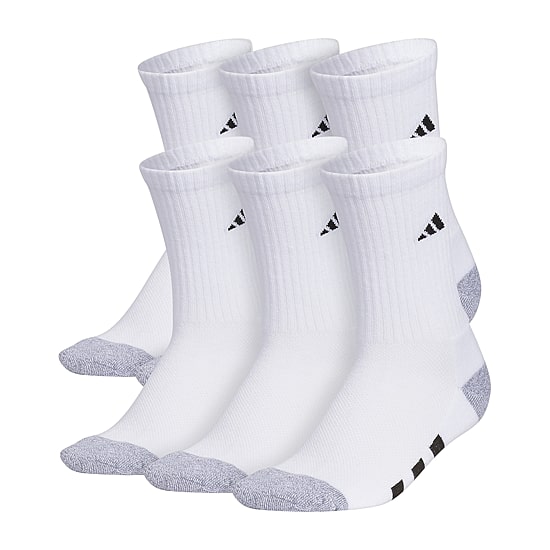 adidas Boys 6 Pair Crew Socks