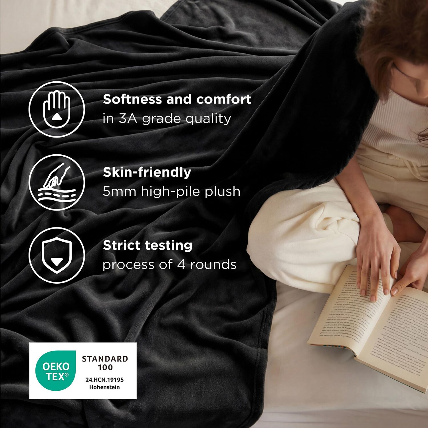 Bedsure® Soft Fuzzy Winter Washable Throw