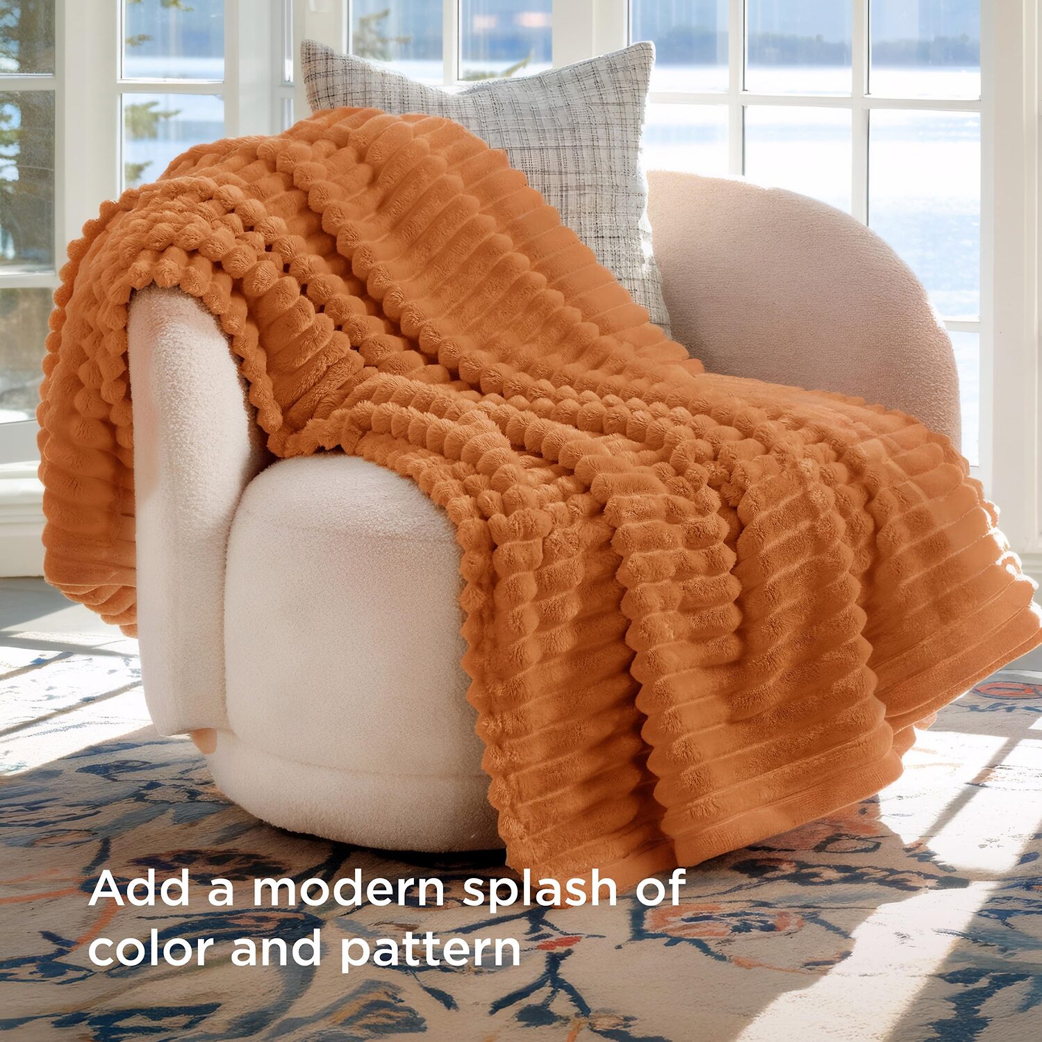 Bedsure® Gentlesoft Fall Washable Throw