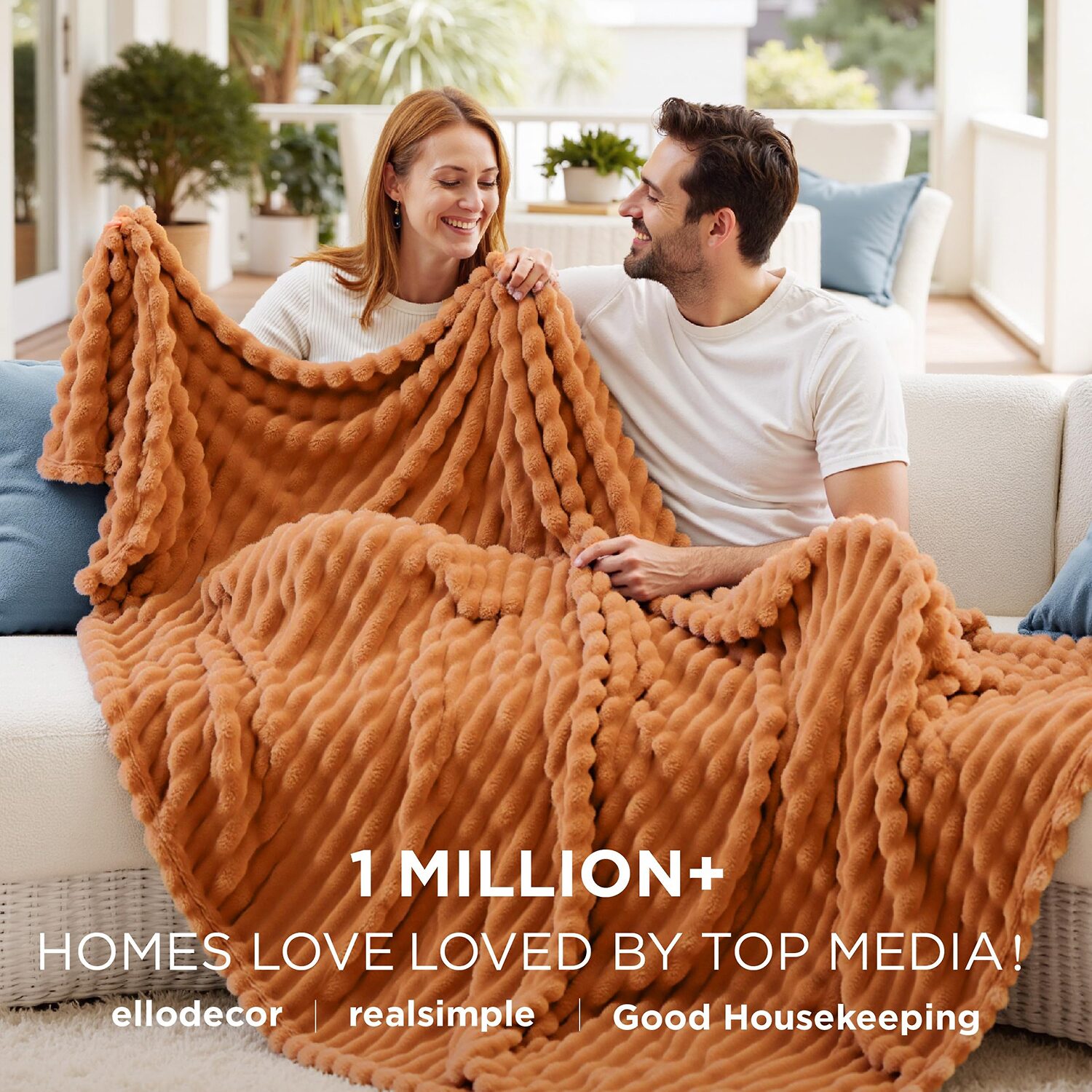 Bedsure® Gentlesoft Fall Washable Throw