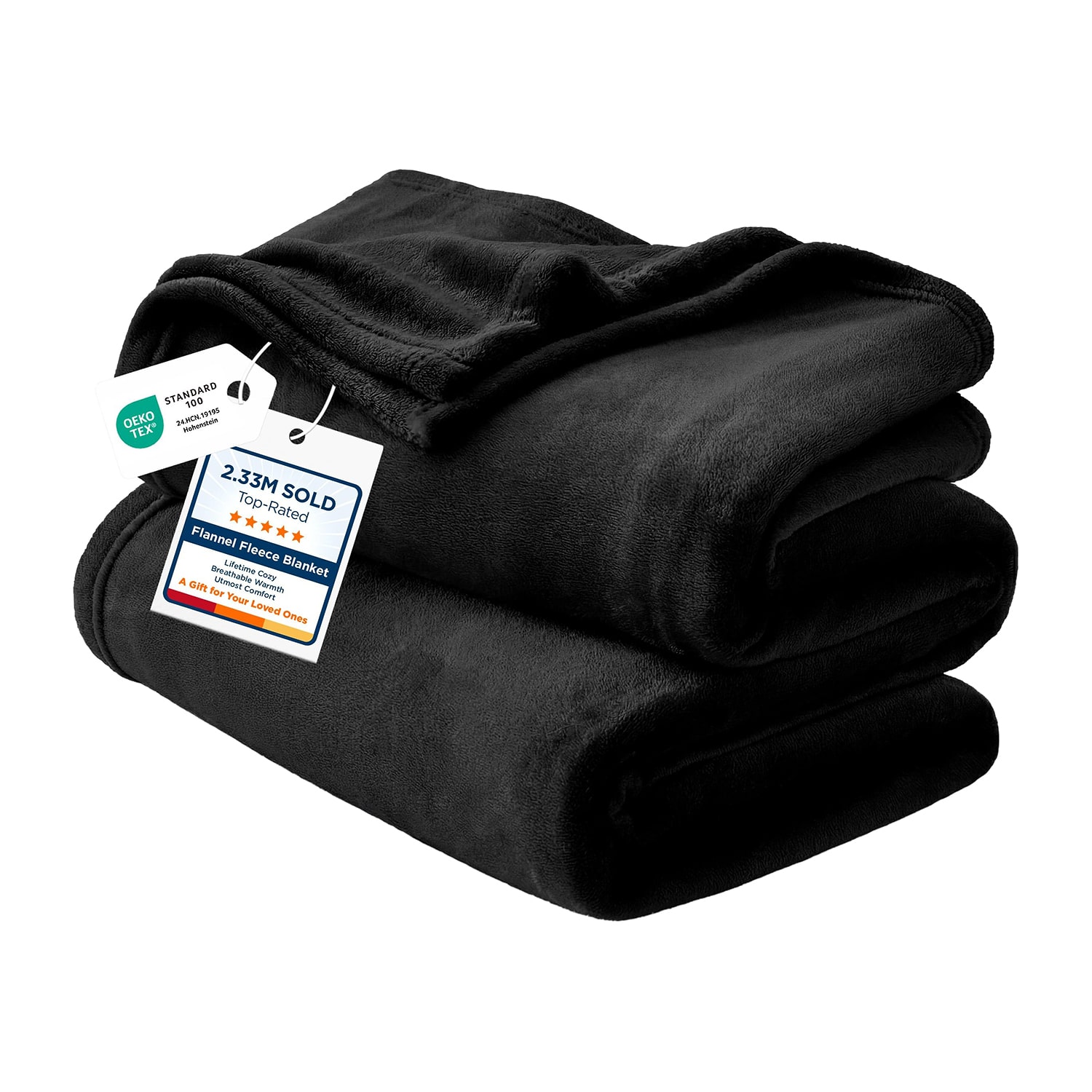 Bedsure® Flannel Solid Midweight Blanket