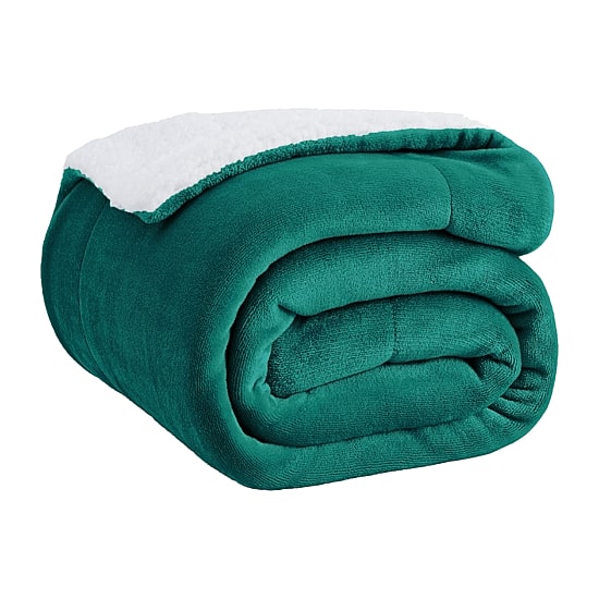 Bedsure® Sherpa Solid Midweight Blanket