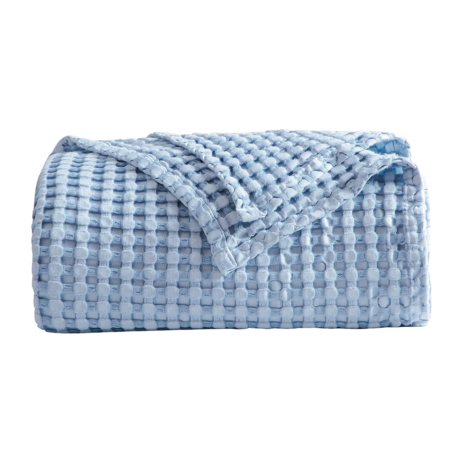 Bedsure® Woven Bamboo Waffle Midweight Blanket