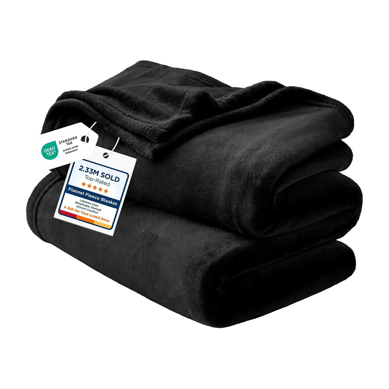 Bedsure® Flannel Solid Midweight Blanket