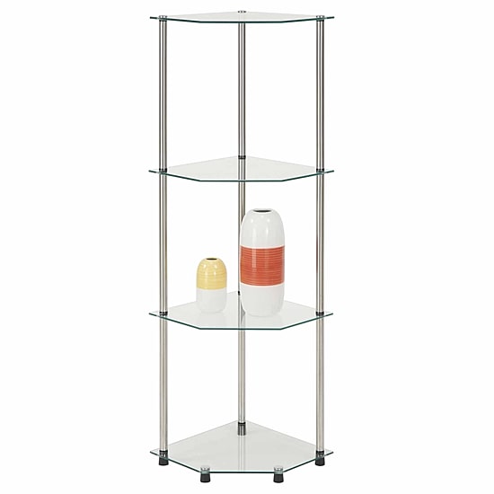 Wes 4-Tier Corner Shelf