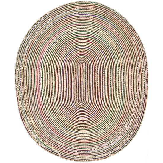 Safavieh Amaia Striped Oval Rug