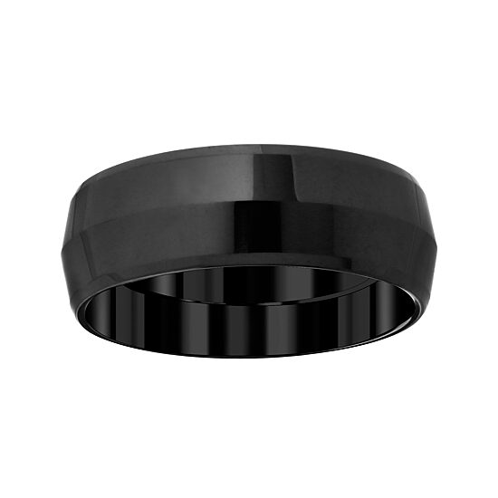 Mens 6MM Ceramic Wedding Band
