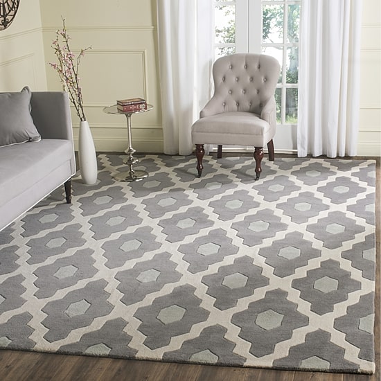 Safavieh Baldwin Geometric Hand-Tufted Wool Rug