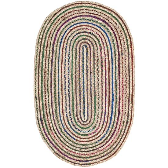 Safavieh Amaia Striped Oval Rug