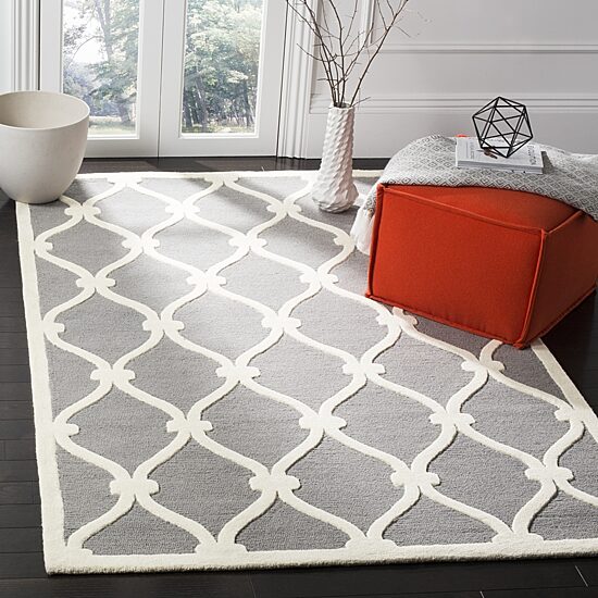 Safavieh Bois Geometric Hand-Tufted Wool Rug