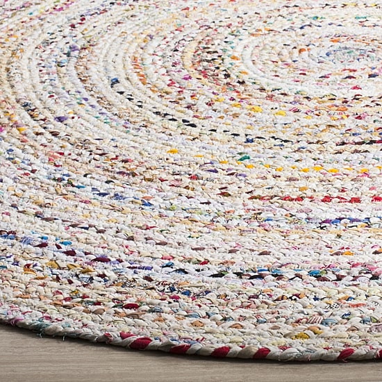 Safavieh Lecia Bordered Braided Cotton Rug