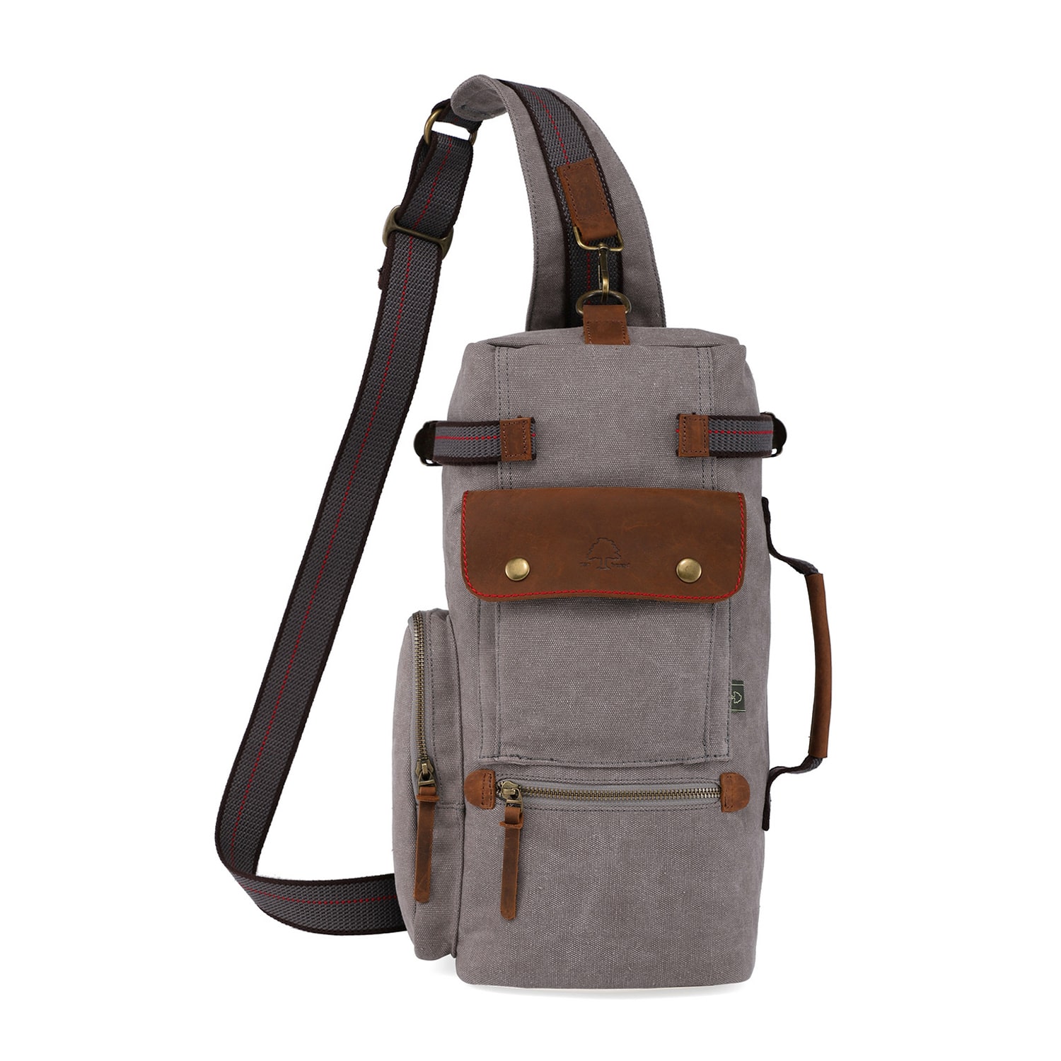 TSD Brand Hill Side Sling Bag Convertible Backpack