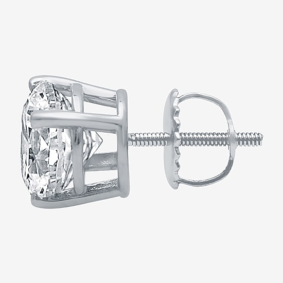 1 CT. T.W. Natural White Diamond 14K Gold 6.3mm Single Earring