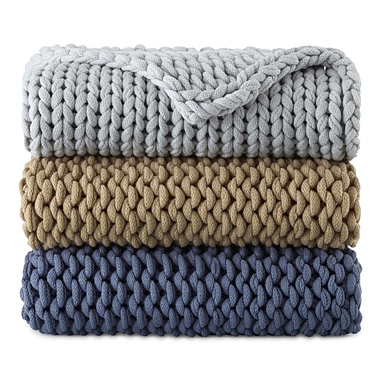 Linden Street Chunky Knit Throw
