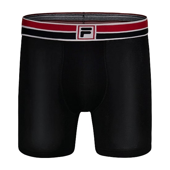 FILA Ultra Soft Stretch No Fly Mens 4 Pack Boxer Briefs Fm412bxcs15-020