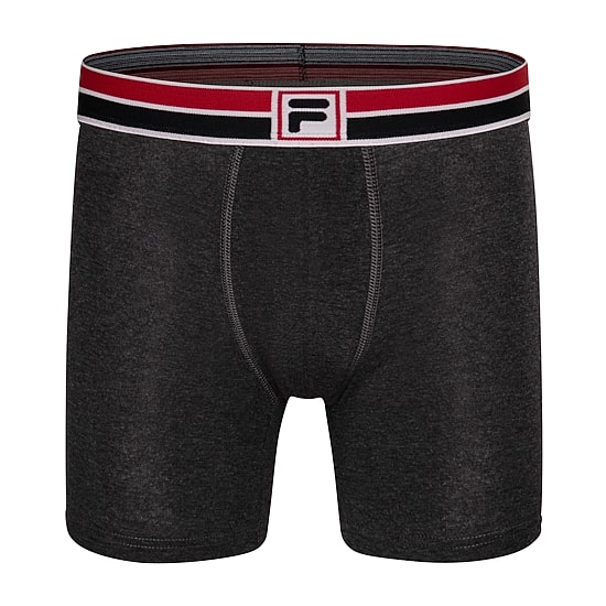FILA Ultra Soft Stretch No Fly Mens 4 Pack Boxer Briefs Fm412bxcs15-020