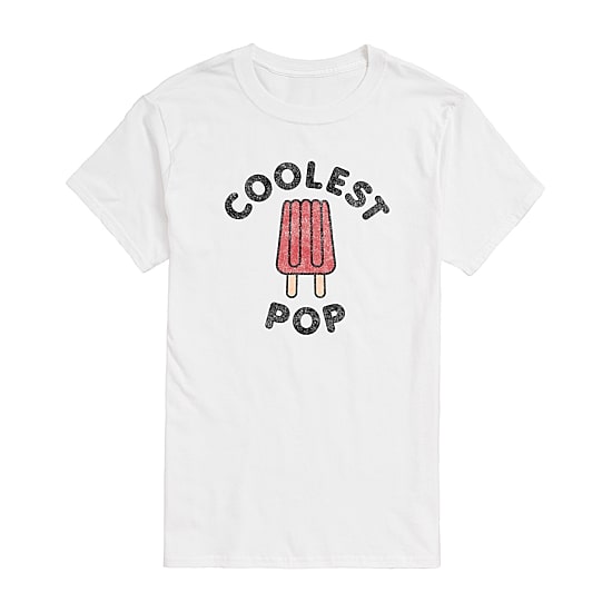 Mens Short Sleeve Coolest Pop Graphic T-Shirt