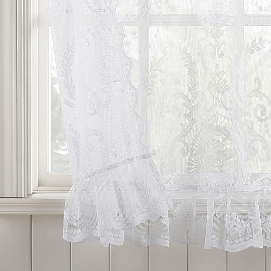 No 918 Nina Lace Sheer Rod Pocket Single Balloon Shade