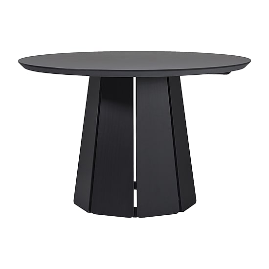 Walker Edison Round Wood-Top Dining Table